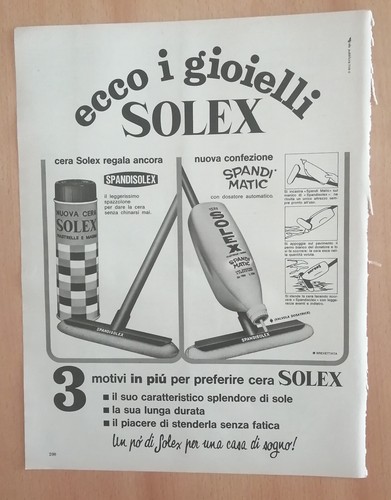 Solex cera pubblicità - cera,